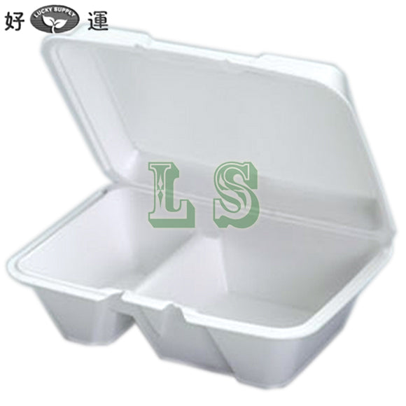 Small, Deep All Purpose Foam Hinged Snack Container